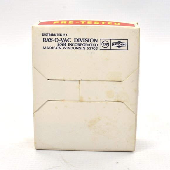 Vintage RAY-O-VAC PR3 Flashlight Bulbs 10 pack display Replacement - Picture 5 of 5